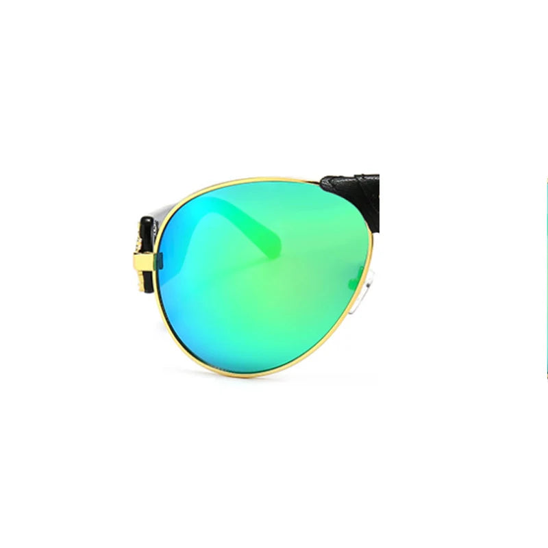 Steampunk Übergroße Männer Klassische Schwarze Sonnenbrille für Frauen Luxus Marke Goggle Sonnenbrille Mann Shades Brillen Oculos UV400 Femin