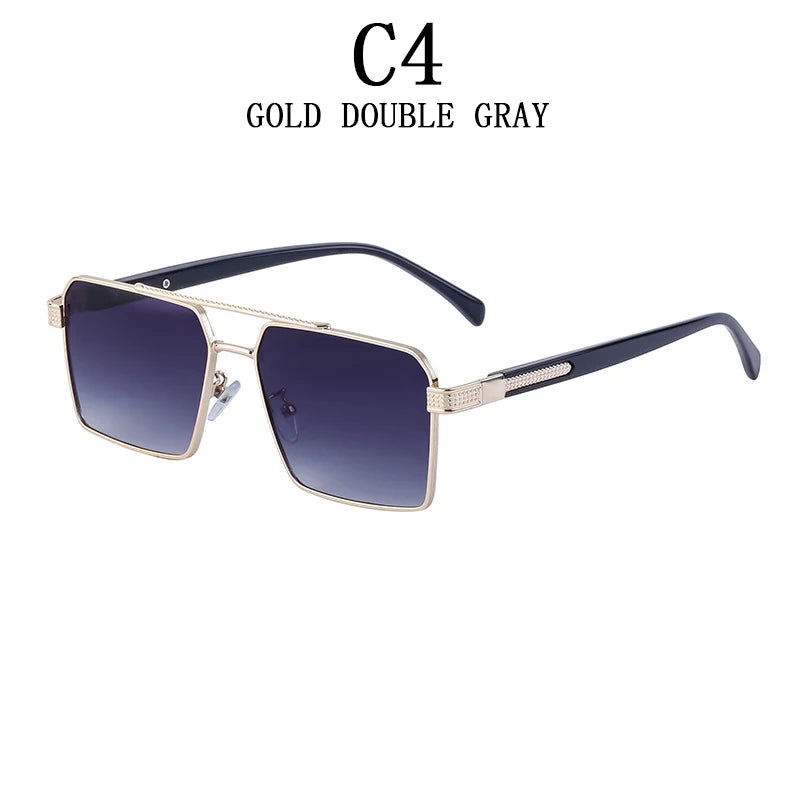 2023 quadratische Sonnenbrille für Männer Luxus Sonnenbrille Frauen trend ige Vintage Mode Brille Sonne Gafas de Sol Hombre Lünette Soleil Femme