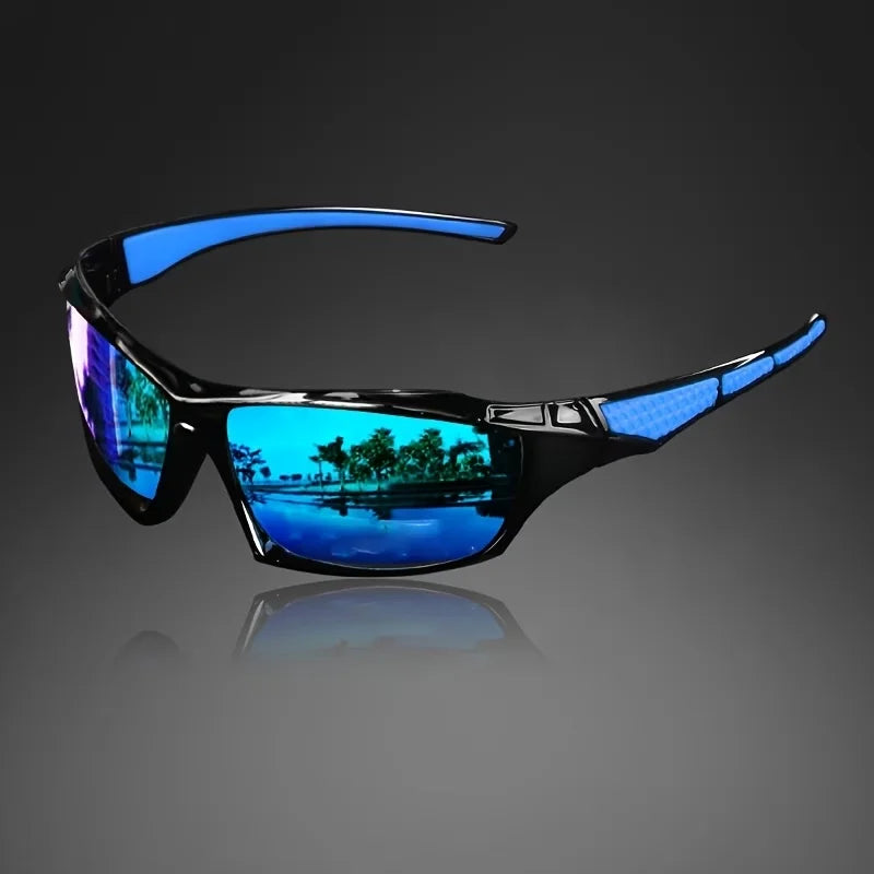 1/3 Stück Sportsonnenbrille für Herren, Leichte Nachtsichtbrille, Fahrrad-, Fahr- und Angelbrille, Modische Verspiegelte Sonnenbrille