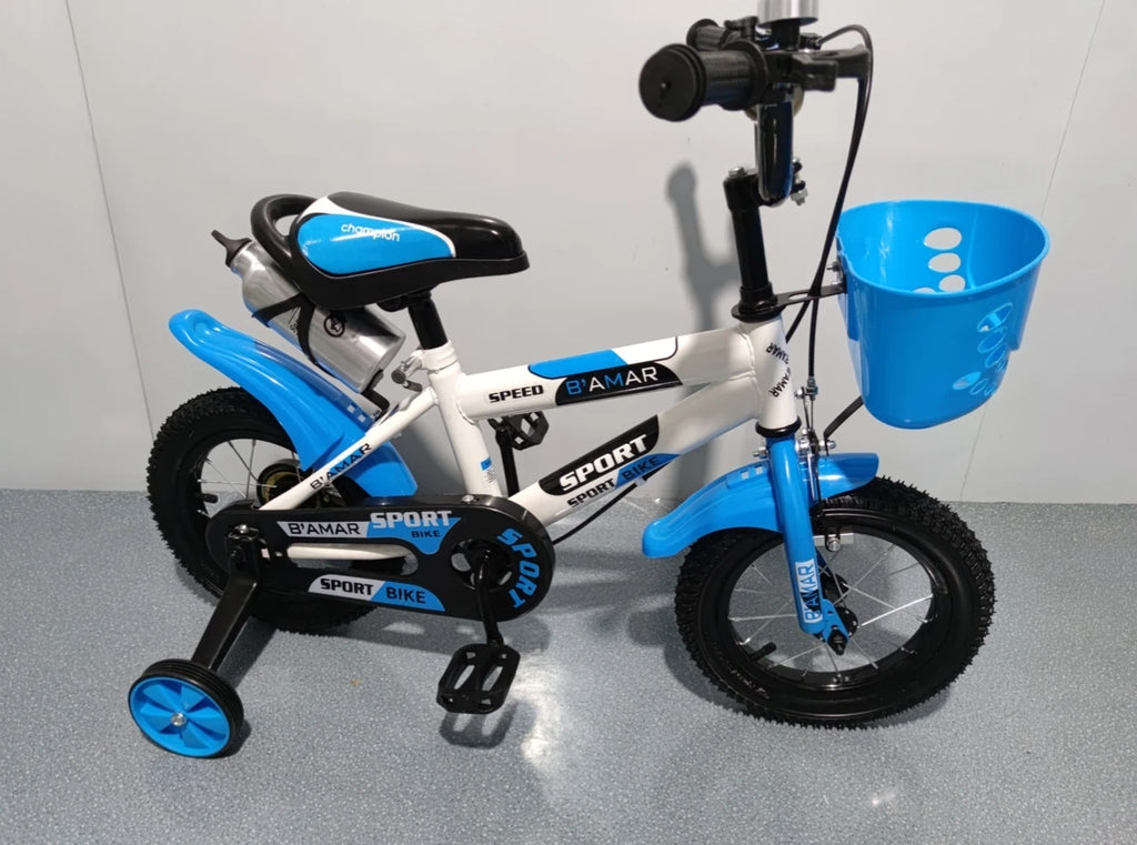 Kinderfahrrad für Jungen und Mädchen, höhenverstellbar, Kinderfahrrad mit abnehmbarem Korb für 2–7 Jahre, mehrere Größen