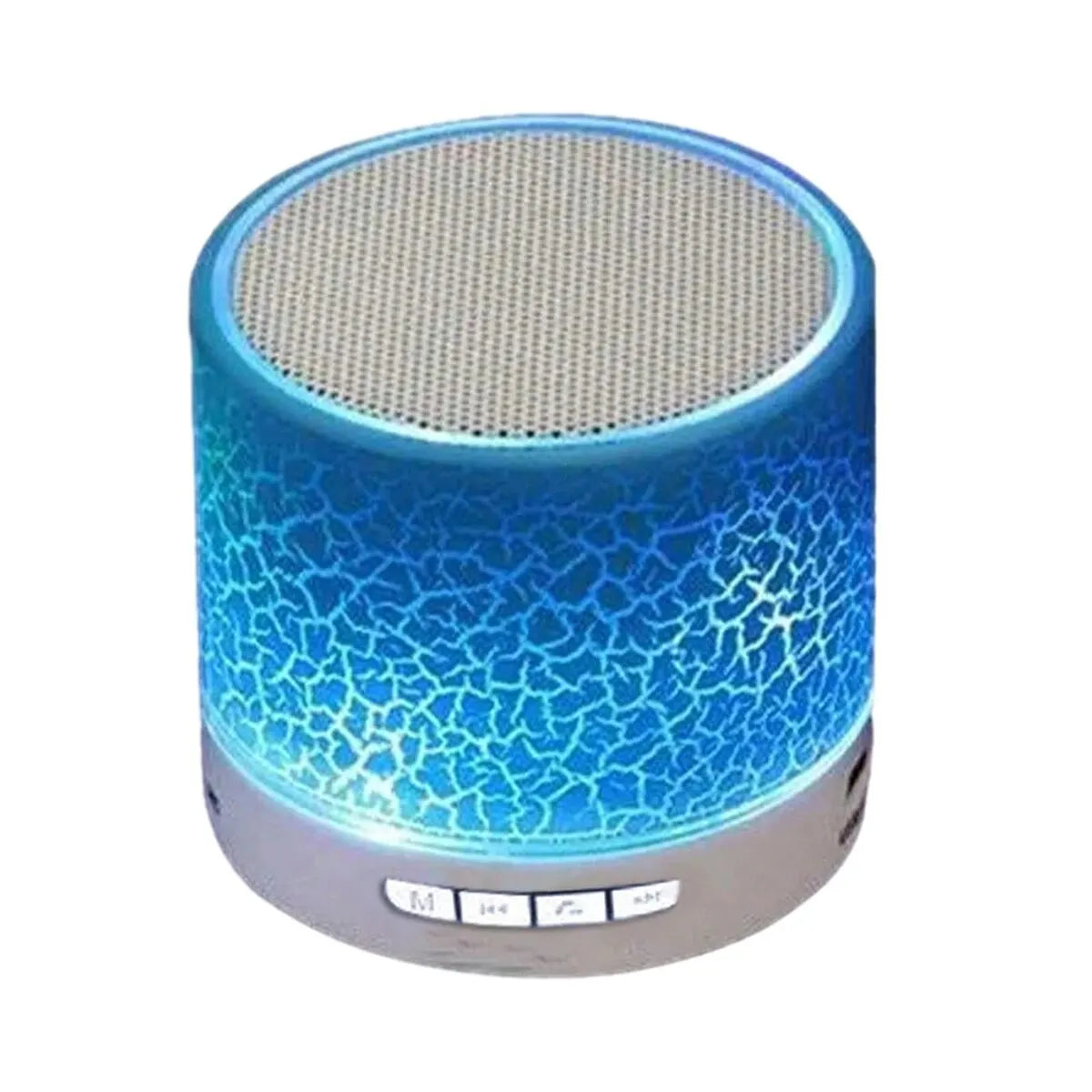 Kabelloser Mini-Lautsprecher, Subwoofer, Dazzle Crackle 7-Farben-Licht, kabelloser Mini-Lautsprecher, tragbarer kleiner Lautsprecher