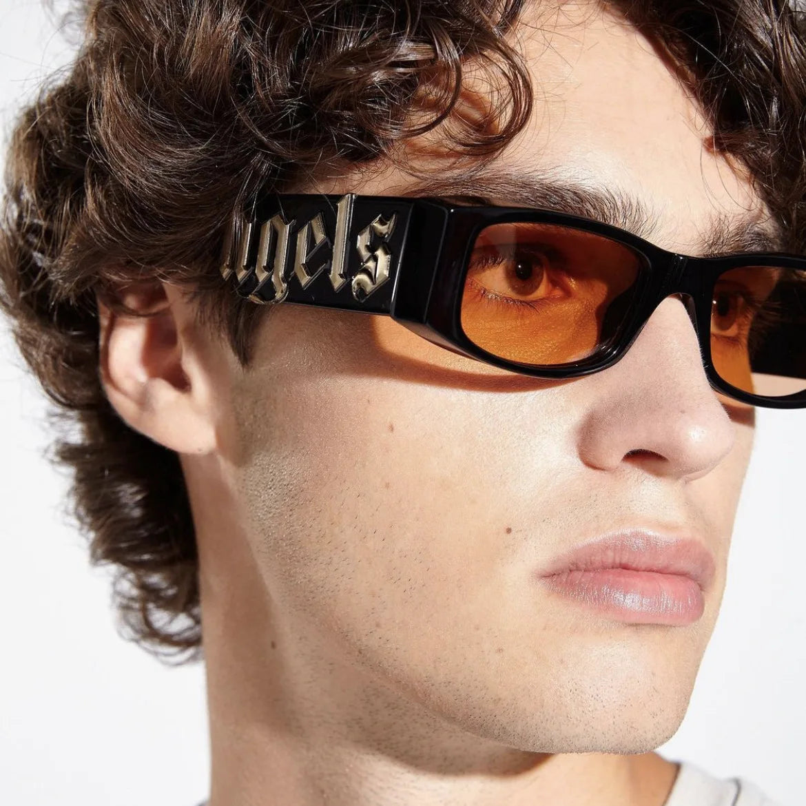 Sonnenbrille weiblich ins Straße Schießen Sonnenschutz Internet Celebrity Brille funky konkave Form kleine Rahmen Sonnenbrille 5326
