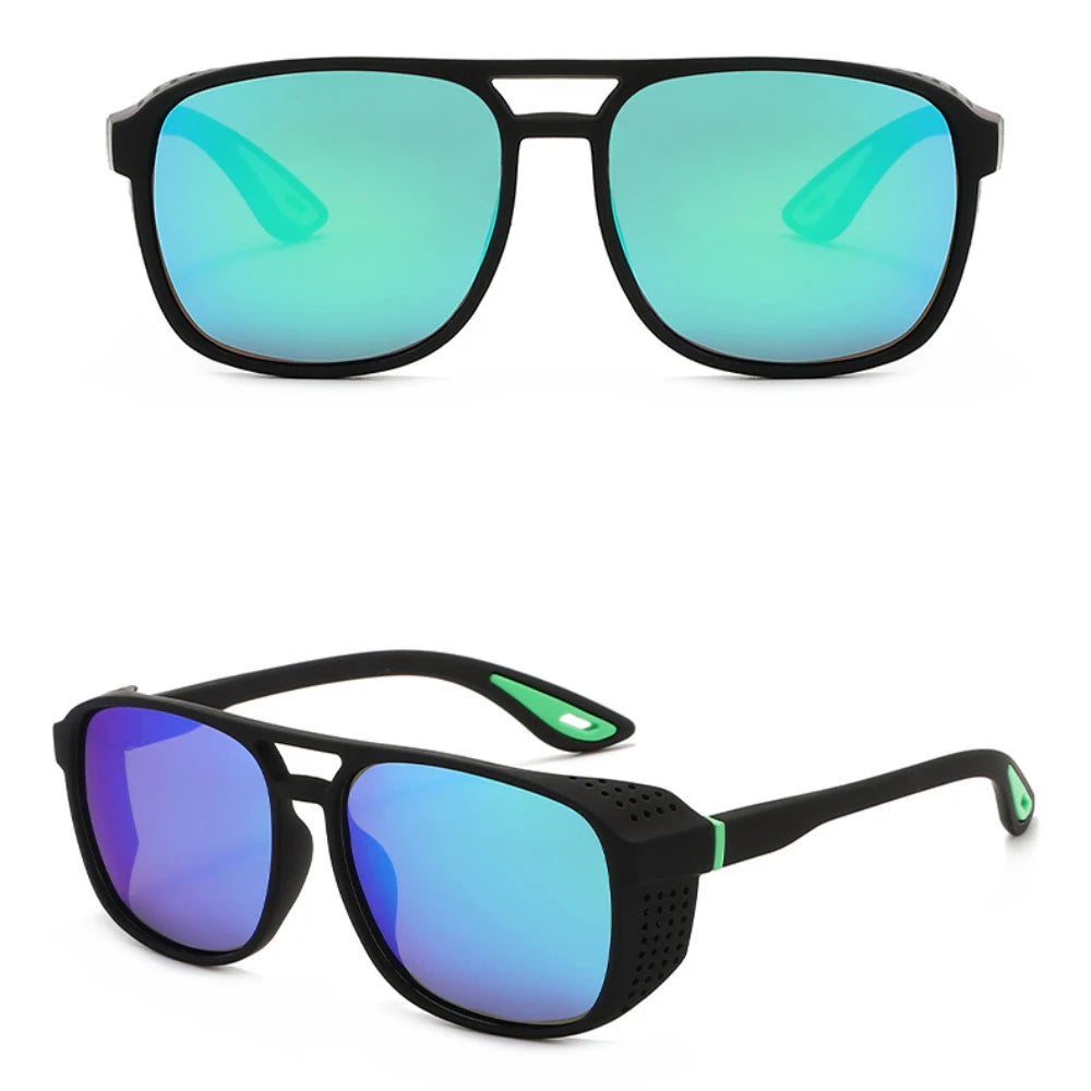 Outdoor-Sportbrillen, stilvolle Angel- und Fahrradbrillen für Herren, UV400-Sonnenbrillen, Retro-polarisierte Sport-Sonnenbrillen zum Einkaufen im Freien