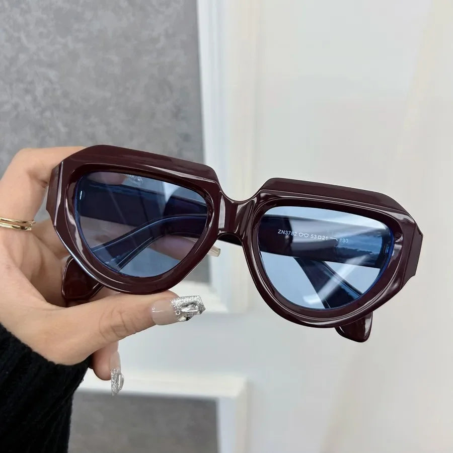 Casual Vintage Quadratische Sonnenbrille Für Frauen Männer Klassische Marke Retro Runde Sonnenbrille Unisex Oculos