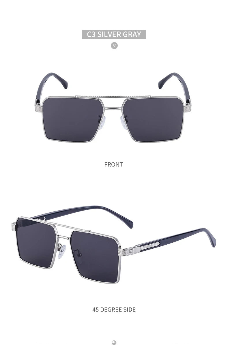 2023 quadratische Sonnenbrille für Männer Luxus Sonnenbrille Frauen trend ige Vintage Mode Brille Sonne Gafas de Sol Hombre Lünette Soleil Femme