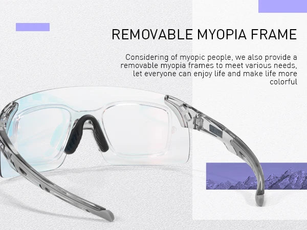 SCVCN Photochrome Sonnenbrille Outdoor Sport Fahrrad Radfahren Gläser Mann MTB Klettern Gläser Brillen Frauen Fahren Fahrrad Brille