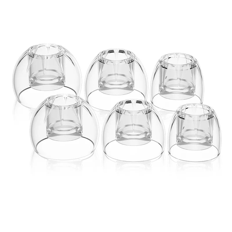 KZ LS01 Hochtransparente Flüssigsilikon-Ohrstöpsel für die meisten kabelgebundenen HiFi-Kopfhörer KZ mit S/M/L-Größe. Bequeme Universal-Ohrstöpsel