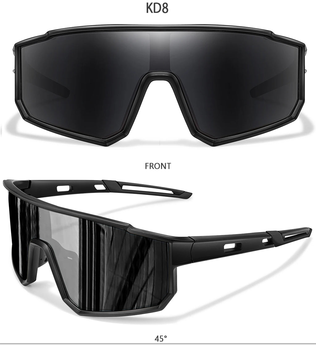 Trendige Angel-Sonnenbrille für Damen und Herren, lässige, winddichte Brille mit UV-Schutz für Outdoor-Sportarten, Laufen, Radfahren