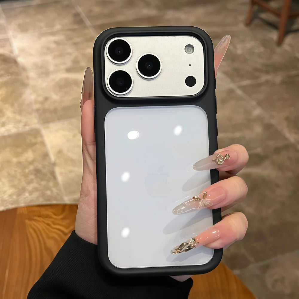 Intelligente Kamera-Touch-Taste, kristallklare Handyhülle für iPhone 17 Pro Max 17 Pro 17 Air, transparente, stoßfeste Abdeckung