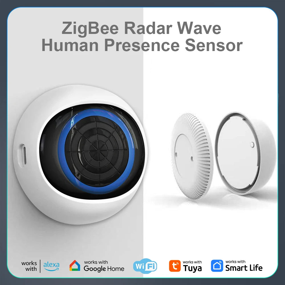 Intelligente Radar Radar Welle Tuya Zigbee Menschliche Anwesenheit Sensor 5,8G Millimeter Welle Sinn Sonde Induktion Detektor Smart Verknüpfung