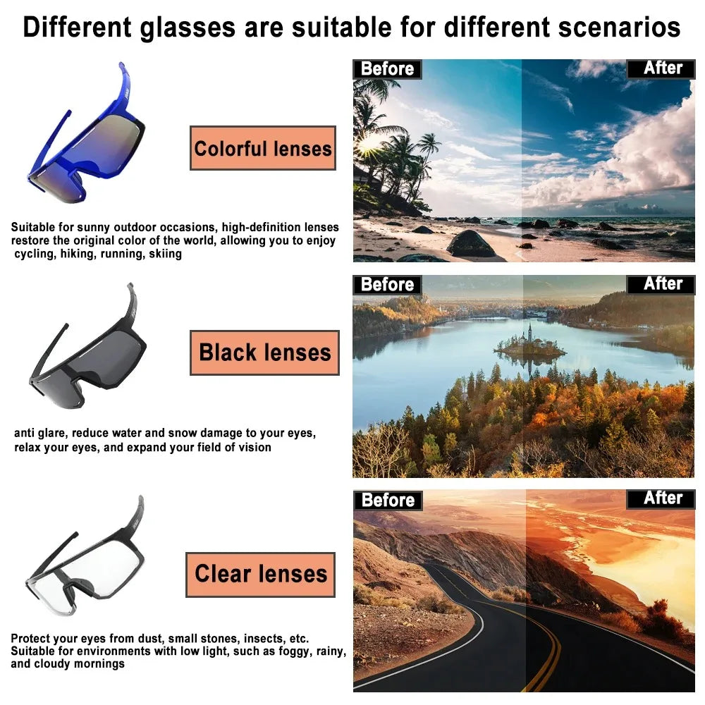 Riesige Sonnenbrille zum Radfahren und Angeln in professioneller Qualität – UV-Schutz, blendfrei, stoßfest, Outdoor-Sport, Damen und Herren
