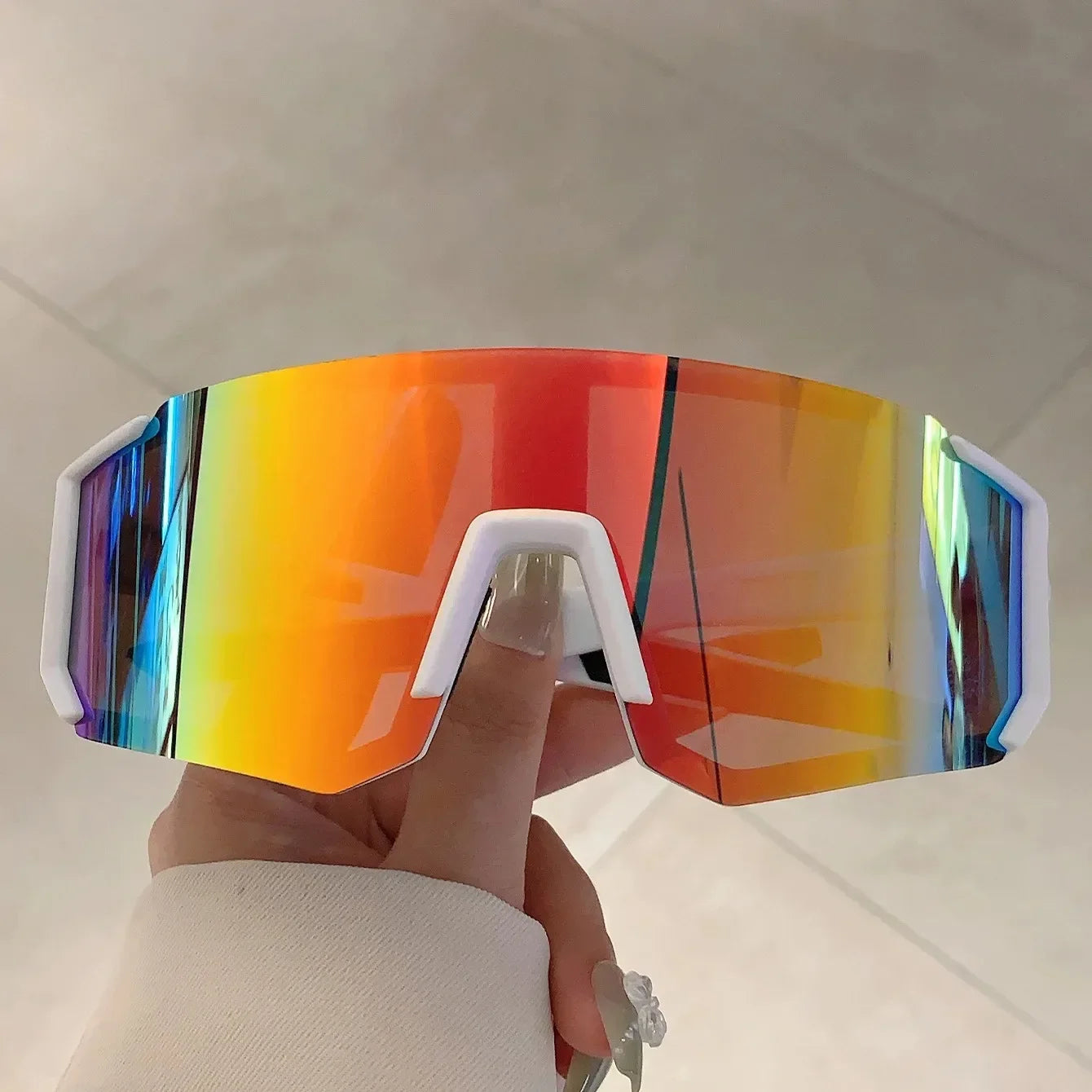 Outdoor Sport Goggle Sonnenbrille Frauen Für Männer Luxus Marke Designer Vintage Sonnenbrille Beliebte Punk Skifahren Winddicht Shades