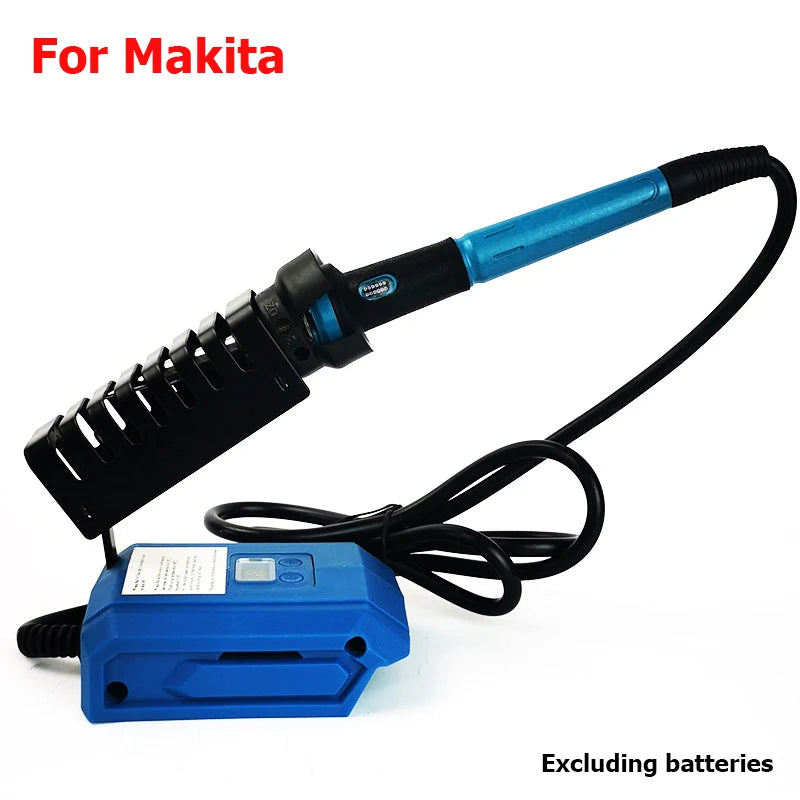 Tragbarer 60 W elektrischer Lötkolben für Makita/Dewalt 20 V Akku-Schweißgerät mit Ständer, 936 Spitze, Schweißreparatur, schnelle Erwärmung