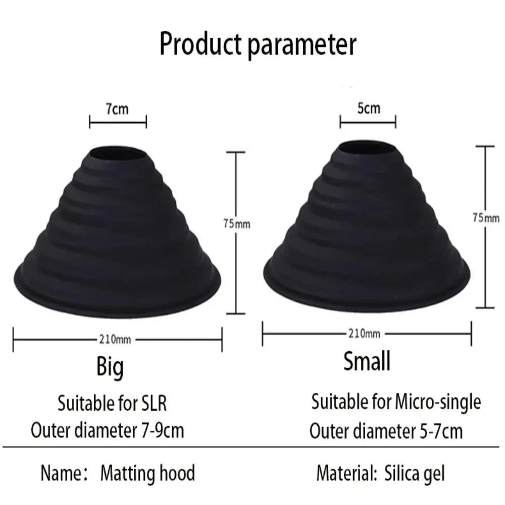 Silikon linsen haube faltbare Anti reflex kamera Gegenlicht blende Anti-Glas durchmesser 53mm ~ 72mm,73mm ~ 88mm reversibler Linsen schirm