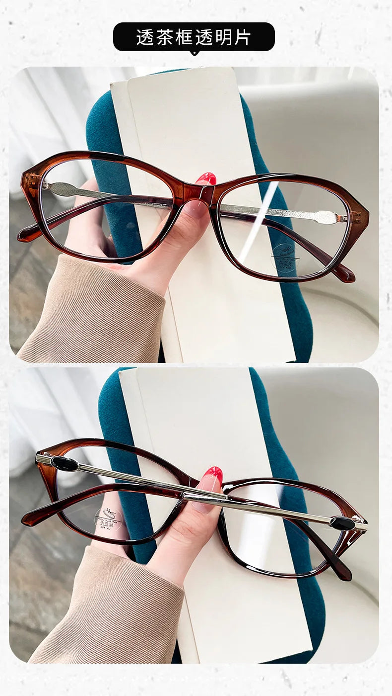 Sonnenbrille für Damen, Modetrend, hochwertige Rahmenbrille, Sonnenbrille mit kleinem Rahmen