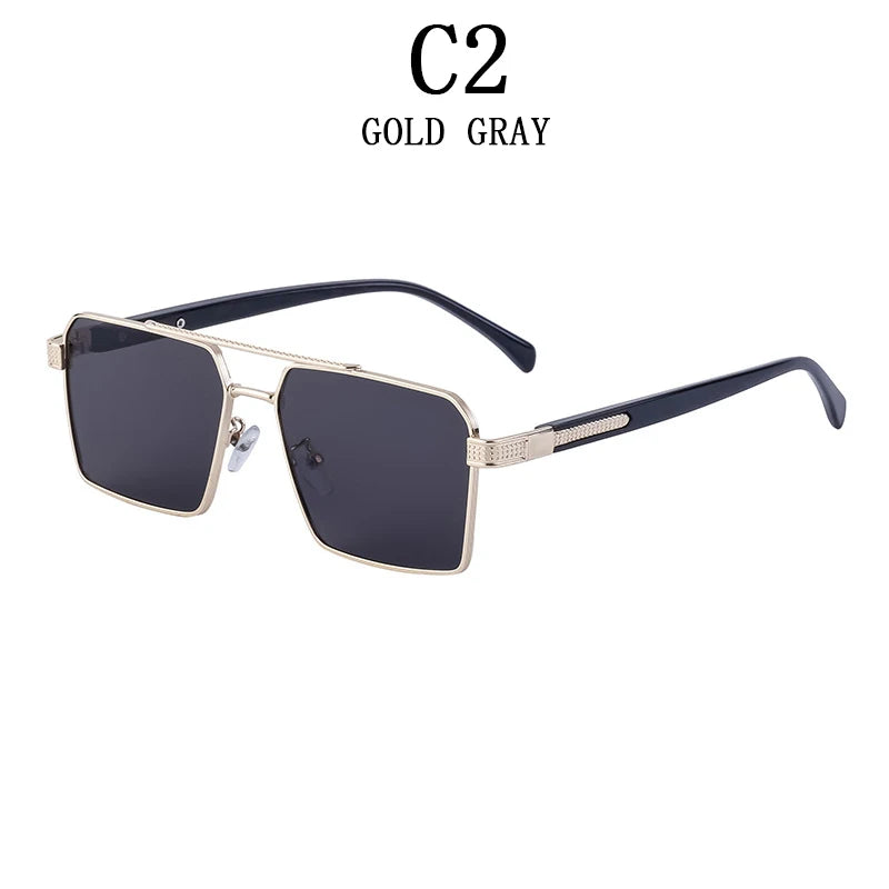2023 quadratische Sonnenbrille für Männer Luxus Sonnenbrille Frauen trend ige Vintage Mode Brille Sonne Gafas de Sol Hombre Lünette Soleil Femme