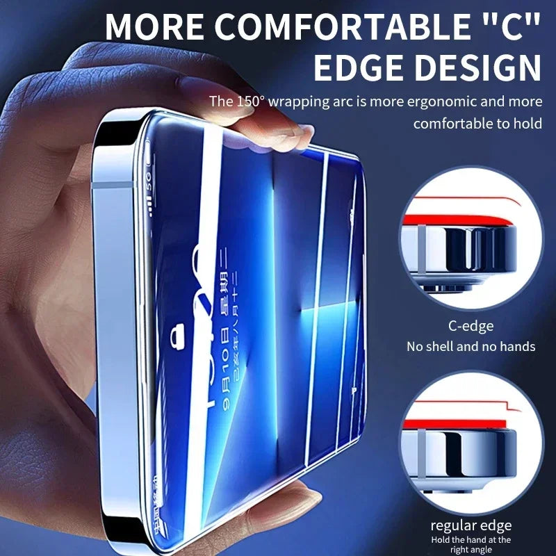 3 Stück gehärtetes Glas für iPhone 14 13 12 11 15 Pro Max Mini Displayschutzfolie für iPhone 17 XR XS MAX 7 8 Plus 16 Schutzglas