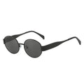 Luxuriöse Marken-Sonnenbrille aus Metall für Damen und Herren, Unisex, Designer-Mode-Sonnenbrille, ovale, stilvolle Unisex-Brillenschirme