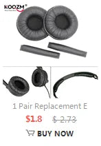 1 paar Ohr Ohrpolster-kissen Ersatz Drahtlose Kopfhörer Headset Schwamm Abdeckung Für Logitech H800 H 800 Kopfhörer Zubehör