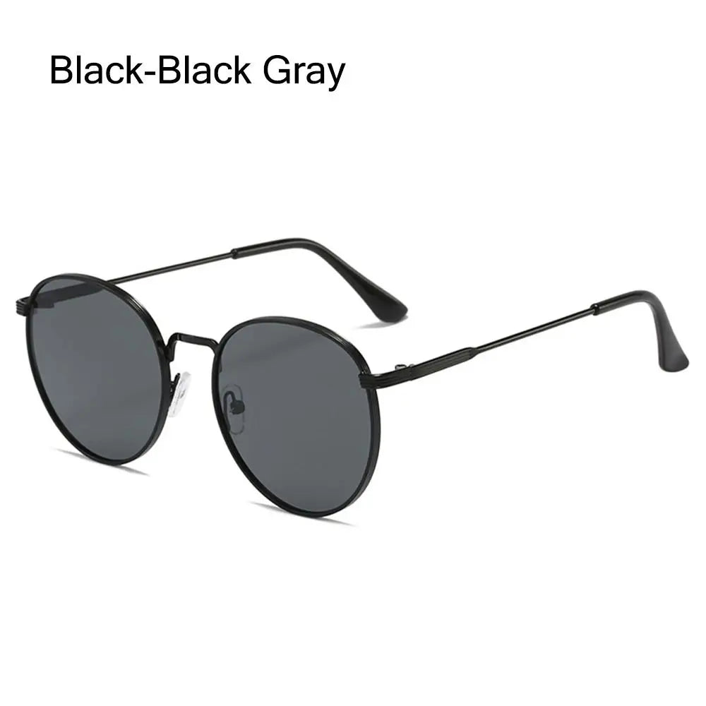 Kreis Runde Sonnenbrille Mode Vintage Sommer Metallrahmen Sonnenbrille UV-Schutz Retro Shades für Damen Herren