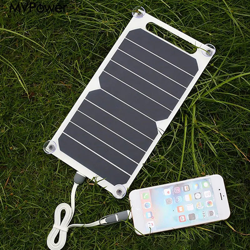 Tragbares 25–35 W Sunpower Solarpanel, 5 V USB-Ladegerät für Powerbank, Smartphone, Outdoor, Wohnmobil, Camping, Zuhause, Solarladegerät