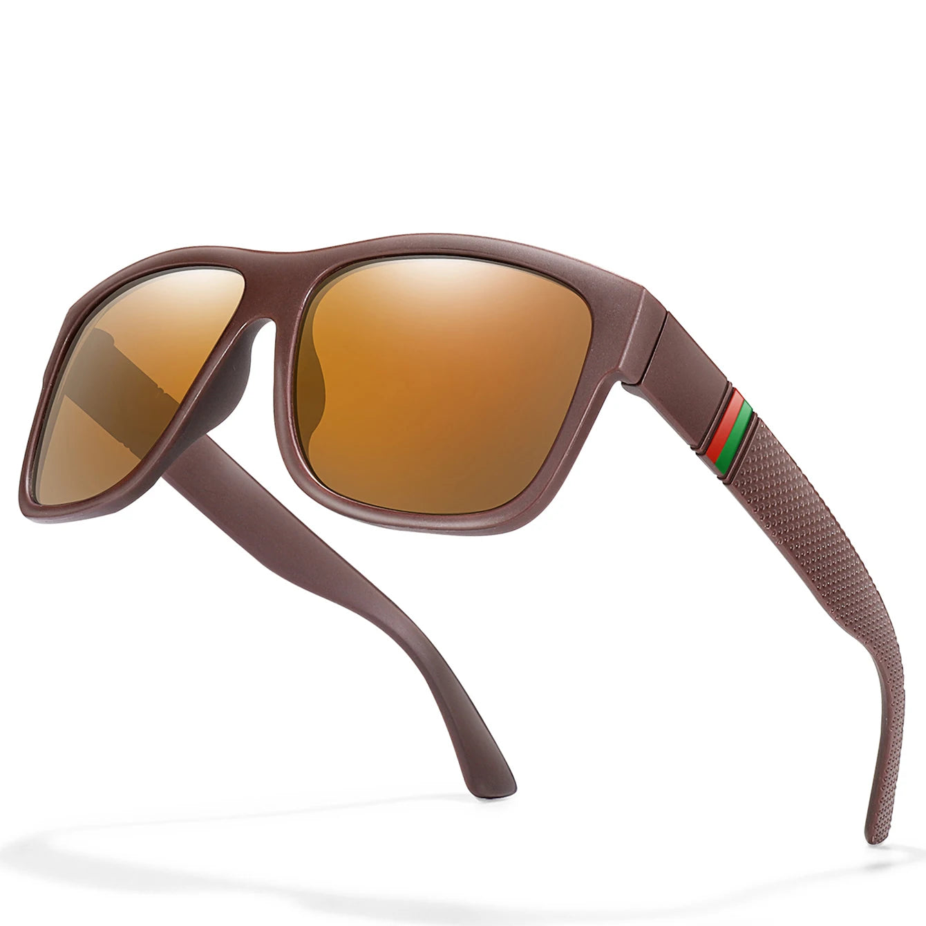 Klassische Männer Platz Polarisierte Angeln Sonnenbrille Im Freien Fahren Radfahren Laufen Brille Vintage Großen Rahmen UV400