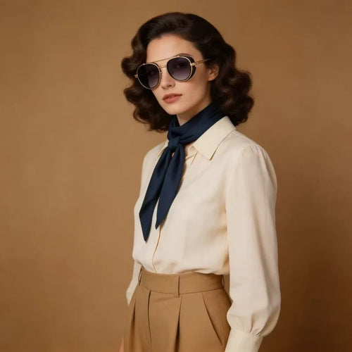 2026 Neue Luxus Steampunk Sonnenbrille, Metallrahmen Ovale Vintage-Brille, Modische Sonnenbrille für Damen, Fahrerbrille für Herren
