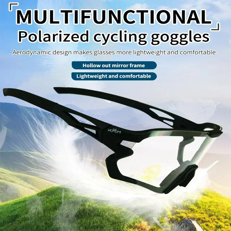 MOON Mountainbike-Sonnenbrille – Stilvolle Rennradbrille für Männer und Frauen, perfekt für Outdoor-Reiten und Sport