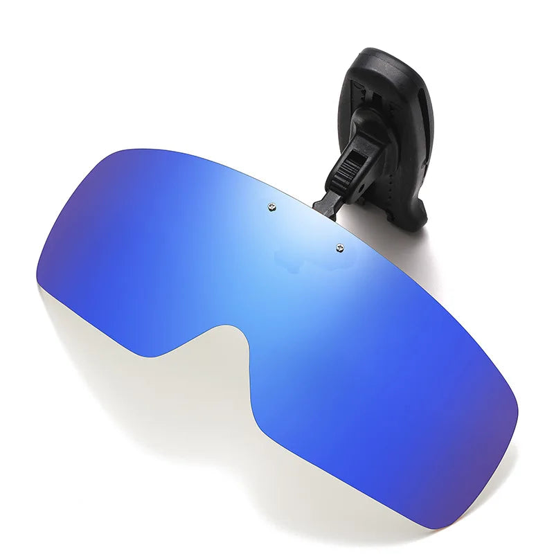 SU01 Angel-Sonnenbrille mit Kappenclip, UV-beständig, polarisiert, für Wein, Gelb, Grau, Schwarz, Dunkelgrüner Kaffee, speziell für die Trugbrille