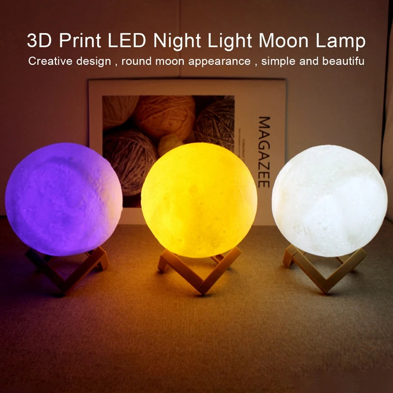 Buchlicht LED Mondlicht Galaxie Licht, Mond Nachtlicht, Mädchen, Junge, Kindergeburtstagsgeschenk, Schlafzimmerdekoration Innenbeleuchtung