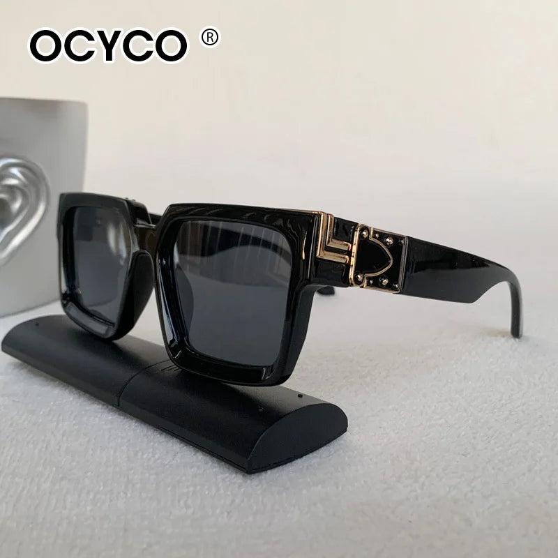 Klassische Quadratische Sonnenbrille Männer Frauen Luxus Marke Designer Brillen Luxus Retro Hohe Qualität Shades Brillen UV400