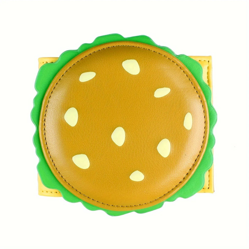 Crab Lagoon Wallet Burger Wallet Herren- und Damen-Geldbörse Rfid Anti-Diebstahl-Kurzgeldbörse Kleine Geldbörse