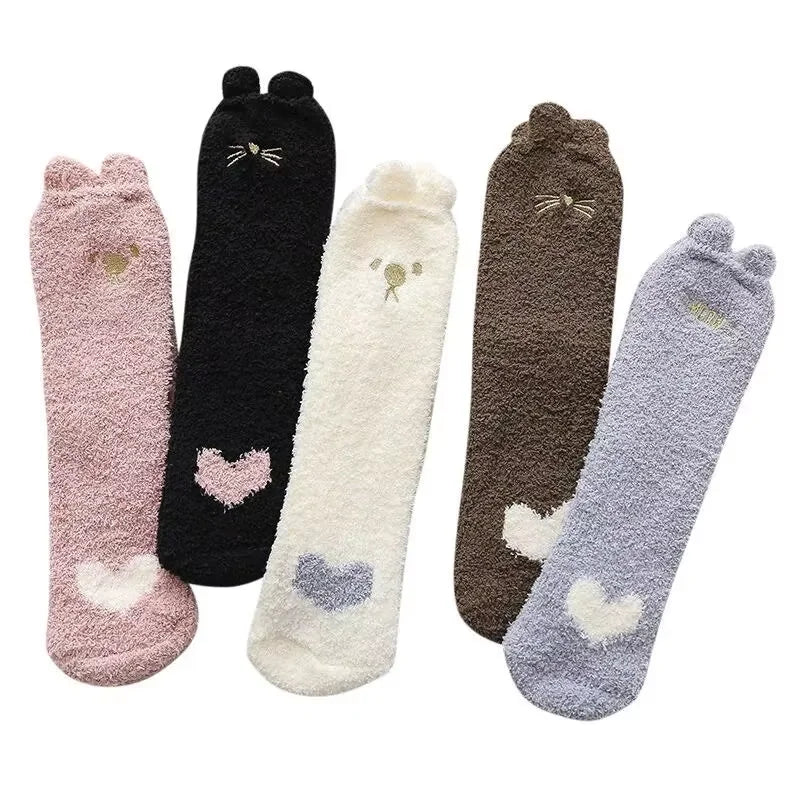 10 Paar Damen-Socken mit Cartoon-Muster, trendige und modische, vielseitige Socken, leichte, atmungsaktive, bequeme Freizeitsocken