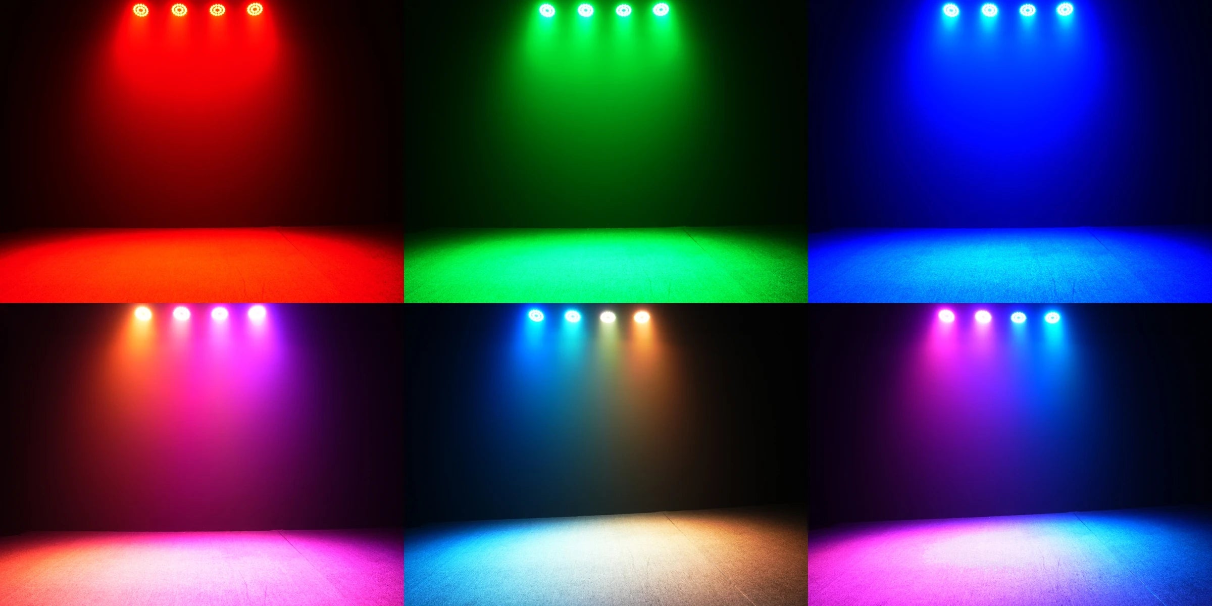 LED Par licht 24x18W RGBWA UV 6in1 led Bühne licht beruf Bühne beleuchtung Aluminium gehäuse dj waschen licht