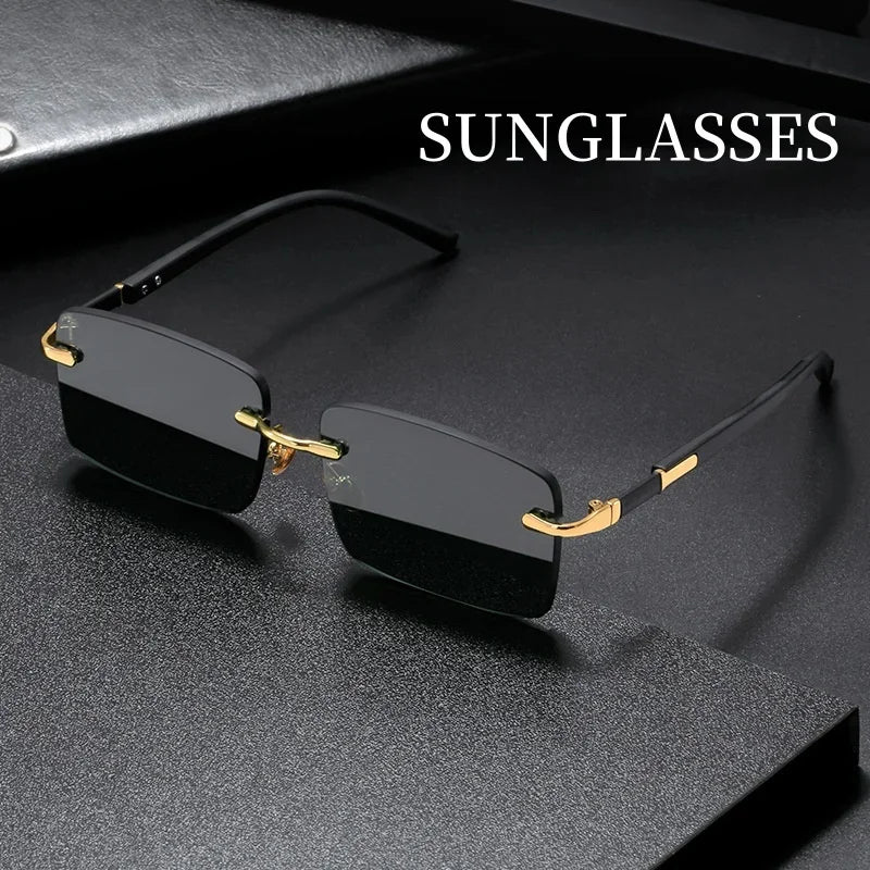 Mode High Definition Sonnenbrille Männer Damen Blau Licht Blockieren Augenschutz Brillen Randlose Quadratische Rahmen Brillen Goggle