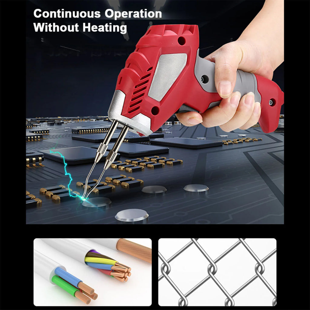 200 ℃   Handlötpistole EU-Stecker 220 V, Lötpistole 180 W 200 ℃   Lötkolben-Set mit manueller Zuführung für Chip-Telefone