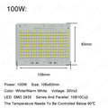 LED-Chip SMD2835 LED-Platine 10W 20W 30W 50W 100W 150W 200W DC30-34V Aluminiumsubstratbeleuchtung Außenflutlichtstrahler