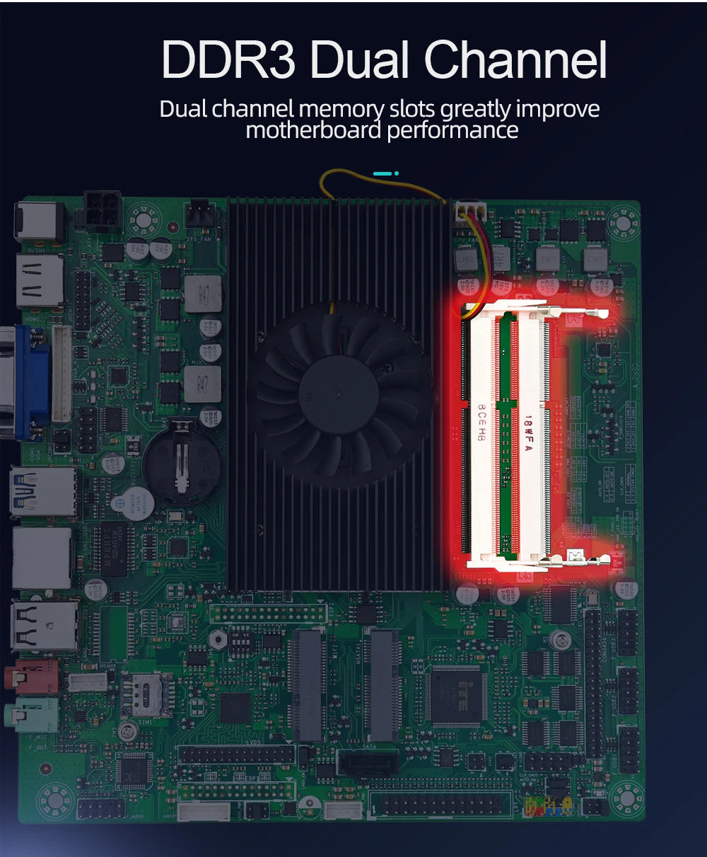 JINGSHA itx-4200U mini itx Motherboard Onboard Intel i5 4200U CPU Dual Channel DDR3 RAM Industrie-Motherboards