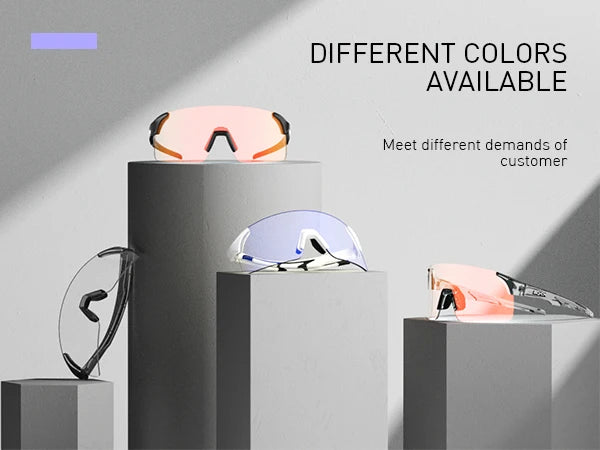 SCVCN Photochrome Sonnenbrille Outdoor Sport Fahrrad Radfahren Gläser Mann MTB Klettern Gläser Brillen Frauen Fahren Fahrrad Brille