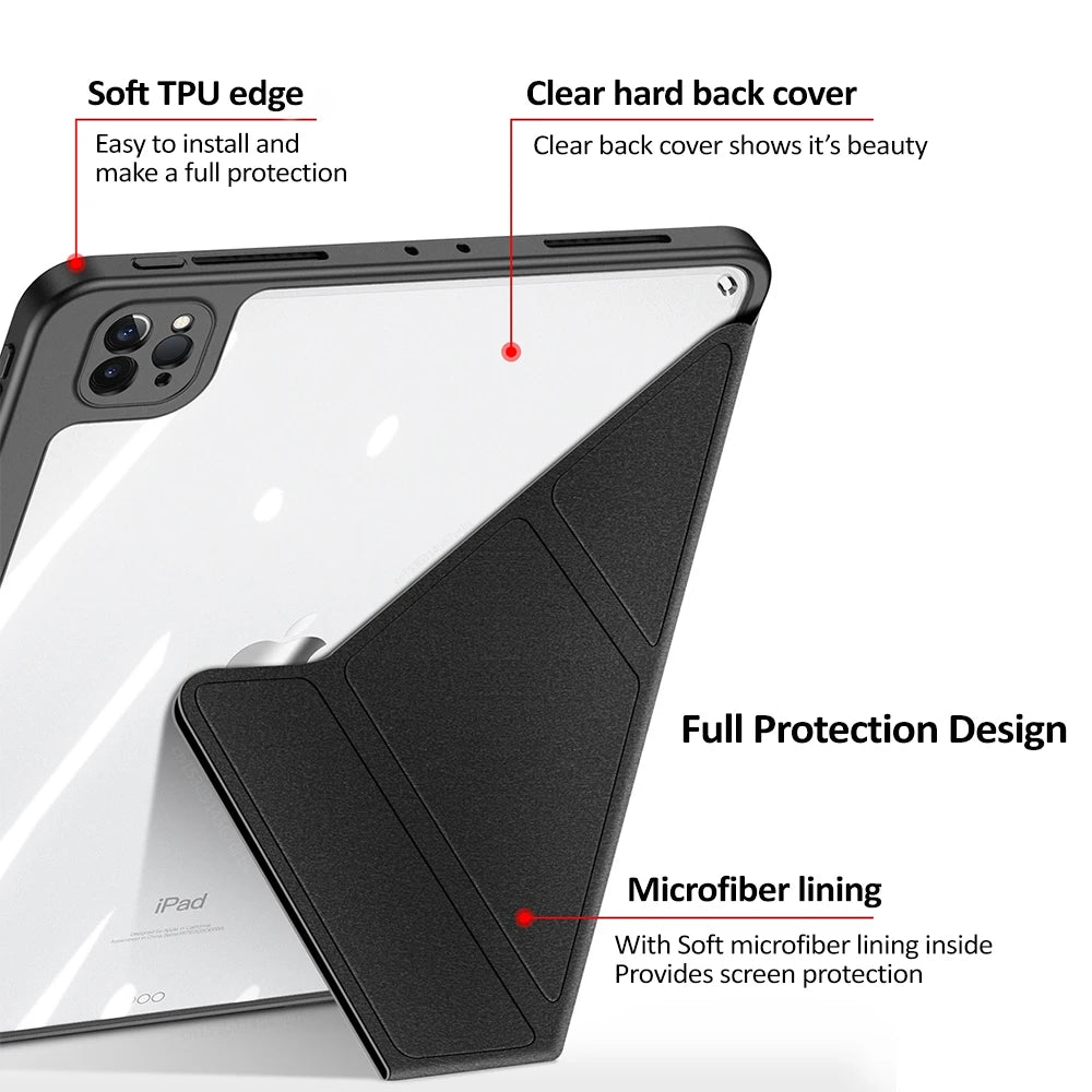 Fall Für iPad Pro 11 12 9 Zoll 2020 2022 2024 Abdeckung Für iPad 9th 10th 7th 8th Air 4 5 10,2 10,9 Abdeckungen iPad Mini 6 Fällen