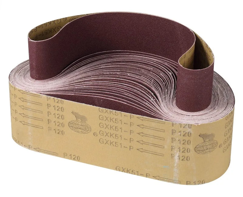 10 Stück 75 x 533 mm Schleifbänder grob bis fein Schleifband Schleifzubehör für Sander Power Rotary Tools