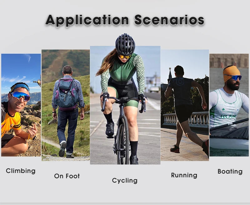 SCVCN Fahrradbrille, Fahrrad, Mountainbike, Wandern, Camping, Golf, UV400, Sonnenbrille, Sportschutzbrille für Männer und Frauen, Baseball