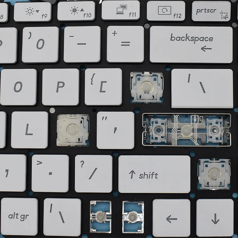 Ersatz-Tastenkappen-Tastenkappen-Scharnier für MSI Modern14 GE66 Raider GS66 GP66 P66 Stealth 10SD 10SF GE66 MS-14D3/14D1/14DK Tastatur