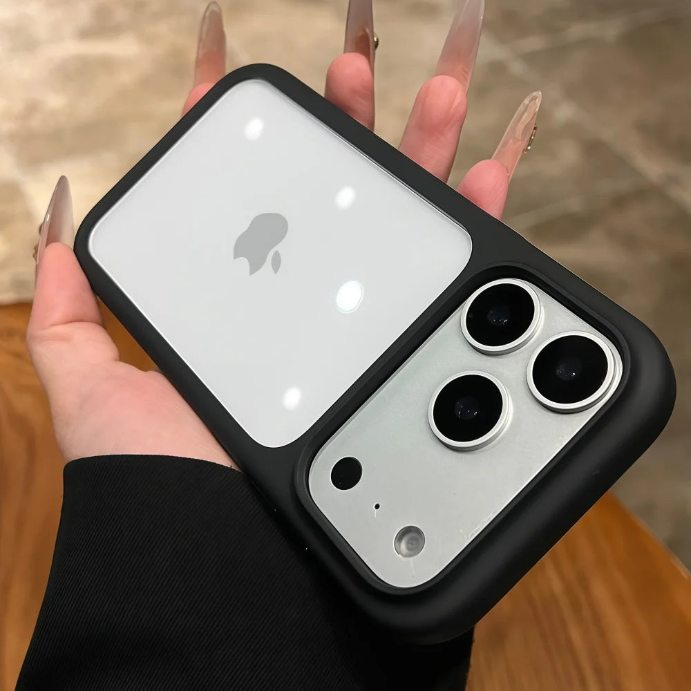 Intelligente Kamera-Touch-Taste, kristallklare Handyhülle für iPhone 17 Pro Max 17 Pro 17 Air, transparente, stoßfeste Abdeckung