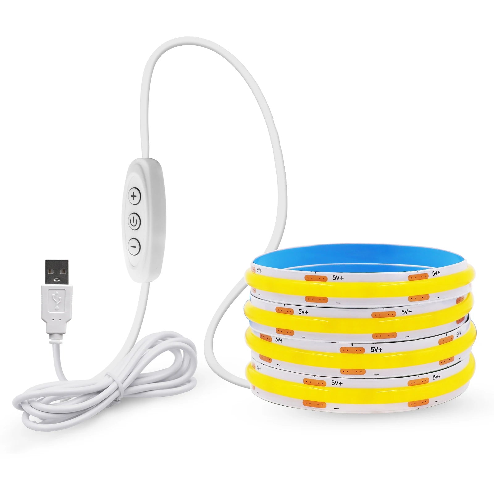 Neue 5V LED COB Licht Streifen Dimmbar Mit Touch Sensor/EIN OFF Schalter USB Flexible LED Band Weihnachten TV Hintergrundbeleuchtung Klebeband