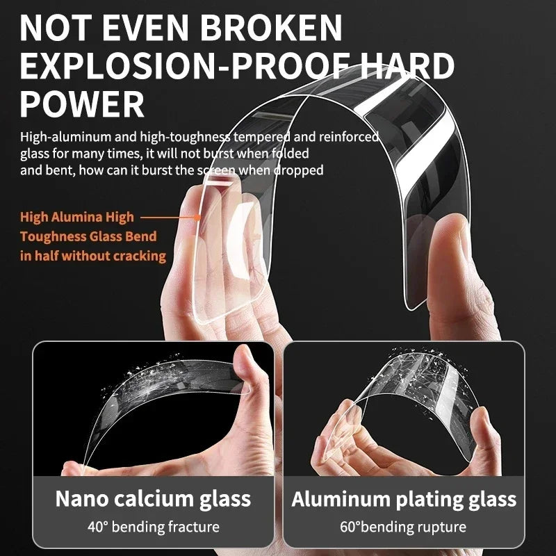 3 Stück gehärtetes Glas für iPhone 14 13 12 11 15 Pro Max Mini Displayschutzfolie für iPhone 17 XR XS MAX 7 8 Plus 16 Schutzglas