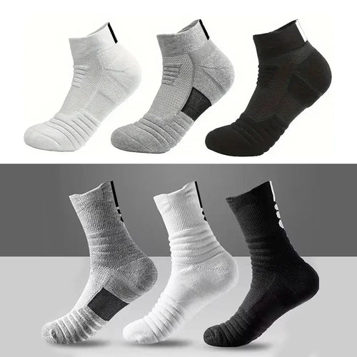 1/3 Pairs Anti-slip Fußball Socken Männer Baumwolle Socke Kurze Lange Röhre Fußball Basketball Sport Socken Atmungsaktive Deodorous socke 39-45