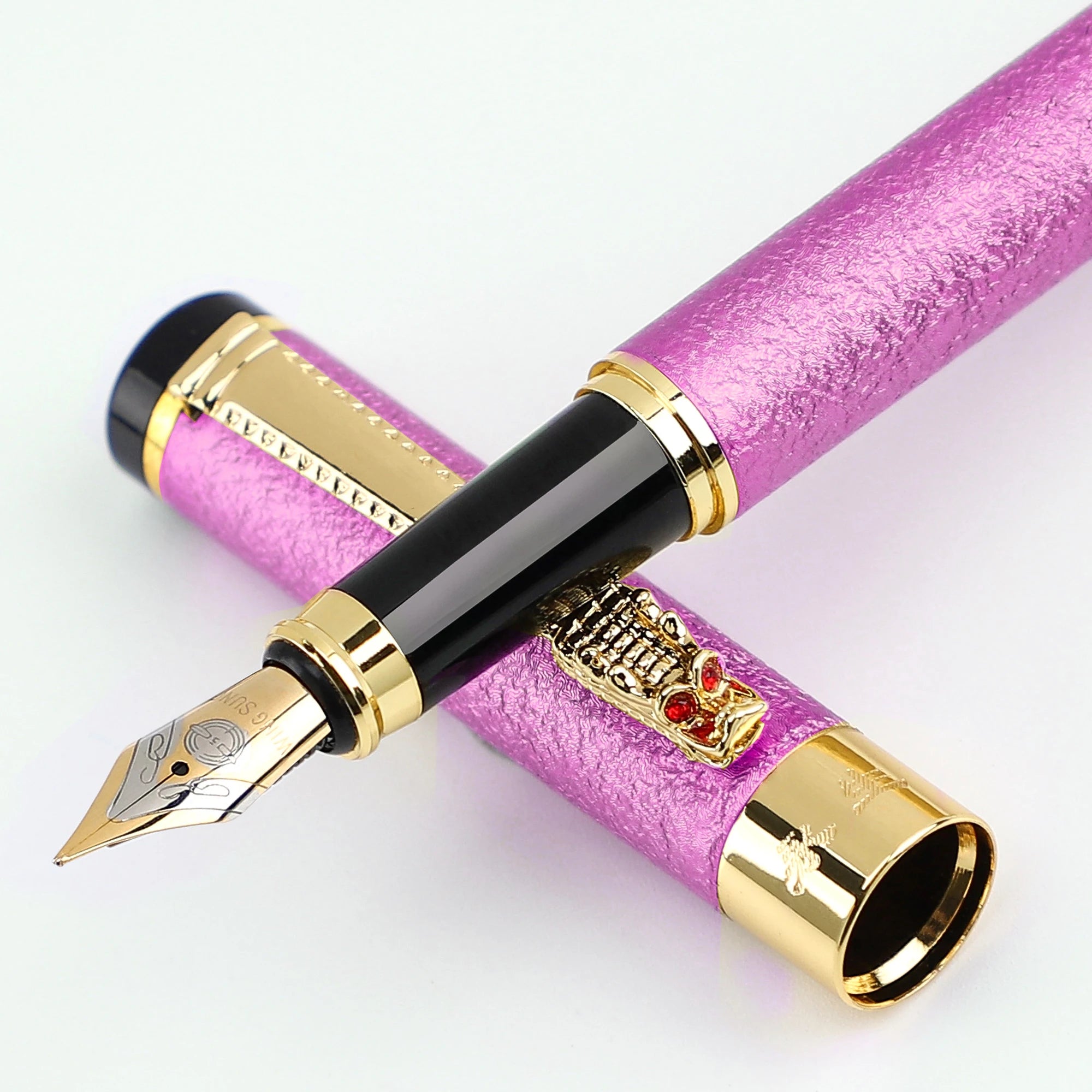 1 Stück Scrub-Metallstift, Lidium-Spitze, mittlere Größe 0,5 mm, Büro-Schüler für Männer und Frauen, tägliches Schreiben, bester Füllfederhalter,