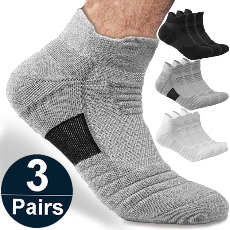 1/3 Pairs Anti-slip Fußball Socken Männer Baumwolle Socke Kurze Lange Röhre Fußball Basketball Sport Socken Atmungsaktive Deodorous socke 39-45