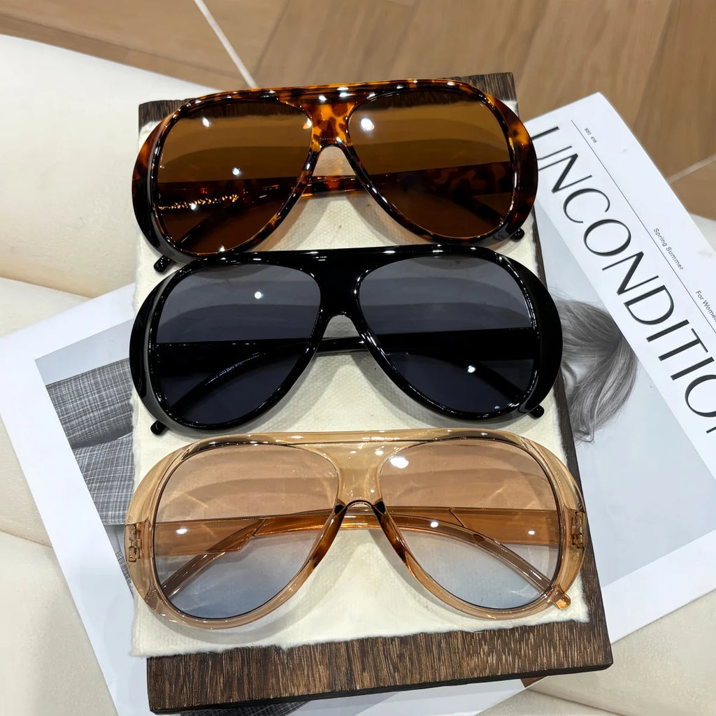 3 Stück modische Sonnenbrillen im europäischen und amerikanischen Retro-Stil für Herren und Damen, trendig, vielseitig, Sonnenschutz für den Sommer und UV-Schutz
